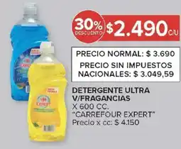 Carrefour Carrefour expert detergente ultra v/fragancias oferta