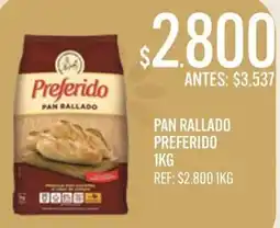 Supermercados Todo Preferido pan rallado oferta