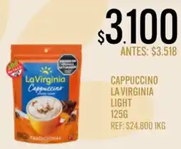 Supermercados Todo La virginia cappuccino light oferta
