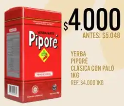 Supermercados Todo Piporé yerba clásica con palo oferta