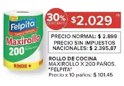 Carrefour Felpita rollo de cocina maxirollo oferta