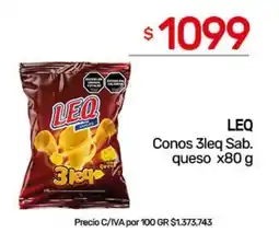 Nini Mayorista Leq conos 3leq sab. queso oferta