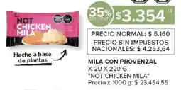 Carrefour Not chicken mila mila con provenzal oferta