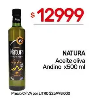 Nini Mayorista Natura aceite oliva andino oferta