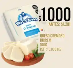Supermercados Todo Ricrem queso cremoso oferta