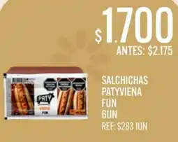 Supermercados Todo Paty salchichas viena fun oferta