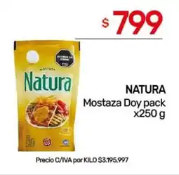 Nini Mayorista Natura mostaza doy pack oferta
