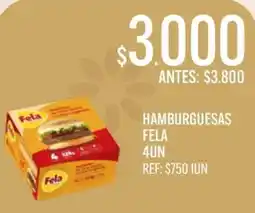 Supermercados Todo Fela hamburguesas oferta