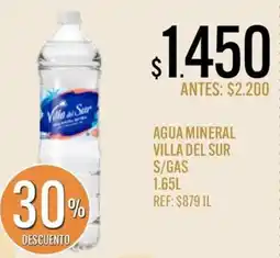 Supermercados Todo Villa del sur agua mineral s/gas oferta