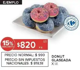 Carrefour Donut glaseada oferta
