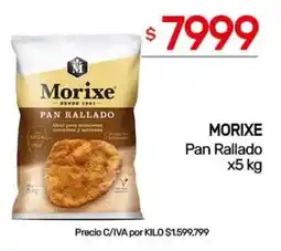 Nini Mayorista Morixe pan rallado oferta