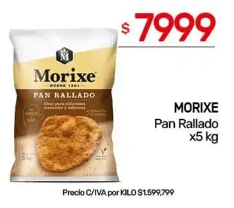 Nini Mayorista Morixe pan rallado oferta