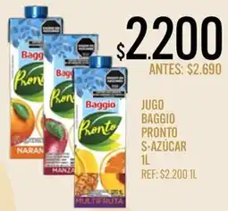Supermercados Todo Baggio jugo pronto s-azúcar oferta