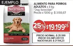 Carrefour Dog selection alimento para perros adultos oferta