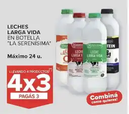 Carrefour La serenísima leche larga vida en botella oferta