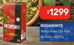 Nini Mayorista Rosamonte yerba mate con palo 55 aniv. oferta