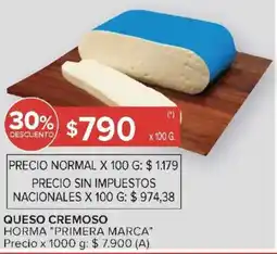 Carrefour Primera marca queso cremoso horma oferta