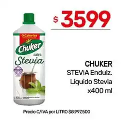 Nini Mayorista Chuker stevia endulz. liquido stevia oferta
