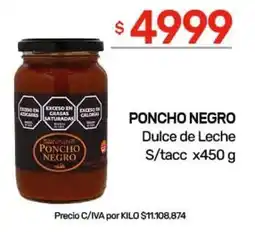 Nini Mayorista Poncho negro dulce de leche s/tacc oferta