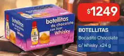 Nini Mayorista Botellitas bocadito chocolate c/ whisky oferta