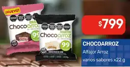 Nini Mayorista Chocoarroz alfajor arroz varios sabores oferta