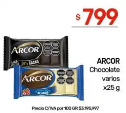 Nini Mayorista Arcor chocolate varios oferta