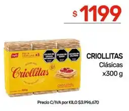 Nini Mayorista Criollitas clasicas oferta