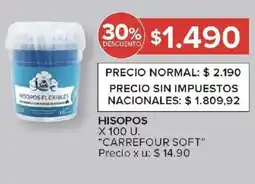 Carrefour Carrefour soft hisopos oferta