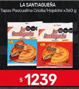Nini Mayorista La santiagueña tapas pascualina criolla/hojaldre oferta