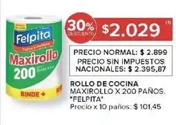 Carrefour Felpita rollo de cocina maxirollo oferta