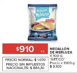 Carrefour Ártico medallón de merluza oferta