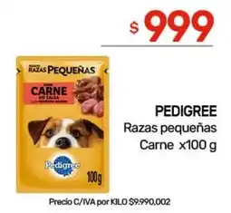 Nini Mayorista Pedigree razas pequeñas carne oferta