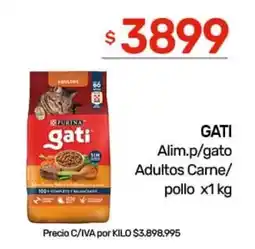 Nini Mayorista Gati alim.p/gato adultos carne/ pollo oferta