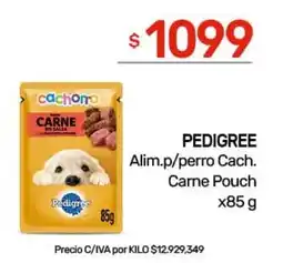 Nini Mayorista Pedigree alim.p/perro cach. carne pouch oferta