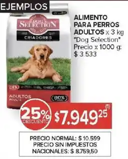 Carrefour Dog selection alimento para perros adultos oferta