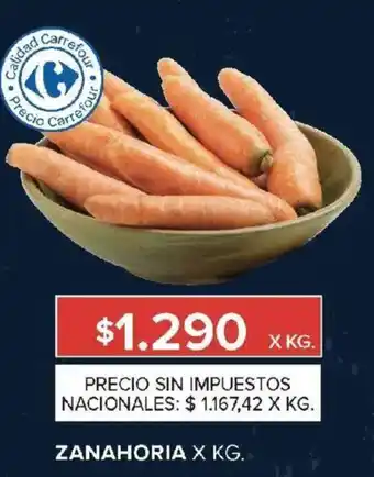 Carrefour Zanahoria oferta