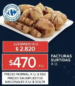 Carrefour Facturas surtidas oferta