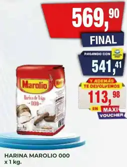 Maxiconsumo Marolio harina 000 oferta