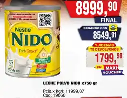 Maxiconsumo Nido leche polvo oferta