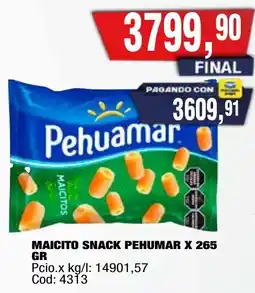 Maxiconsumo Pehumar maicito snack oferta
