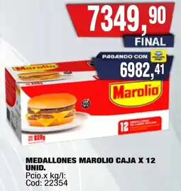 Maxiconsumo Marolio medallones caja oferta