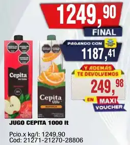 Maxiconsumo Cepita jugo oferta