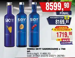 Maxiconsumo Skyy vodka saborizados oferta