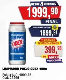 Maxiconsumo Odex limpiador polvo oferta