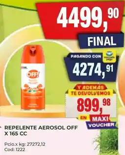 Maxiconsumo Off! repelente aerosol oferta