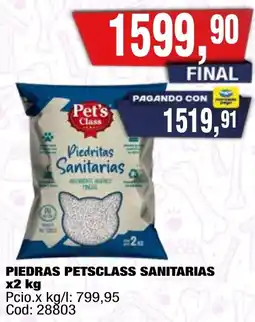 Maxiconsumo Pet's piedras petsclass sanitarias oferta