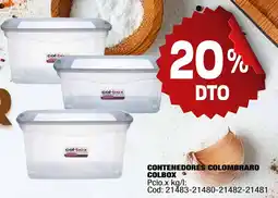 Maxiconsumo Contenedores colombraro colbox oferta