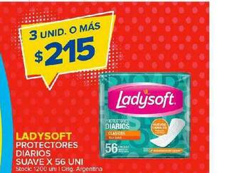 Carrefour Maxi Ladysoft Protectores Diarios Suave X56 Uni oferta