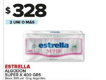 Carrefour Maxi Estrella Algodon Super oferta