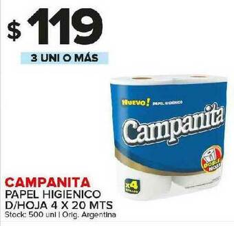 Carrefour Maxi Campanita Papel Higienico oferta